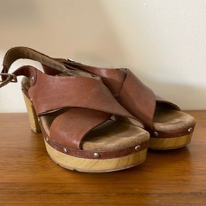 Clarks Artisan Clog Slingback Sandal